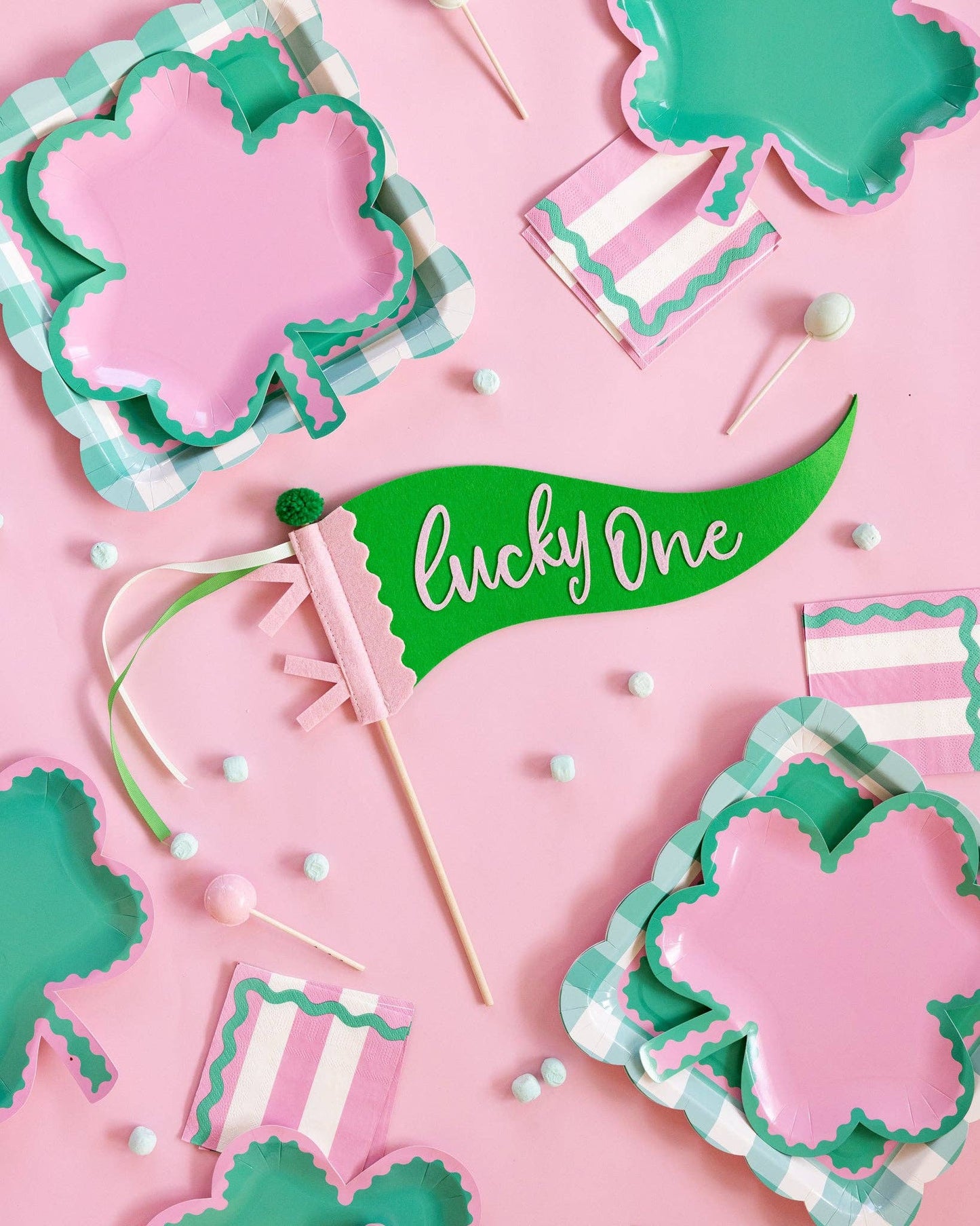 Lucky One Felt Pennant