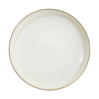 Mimosa Round Tray - White