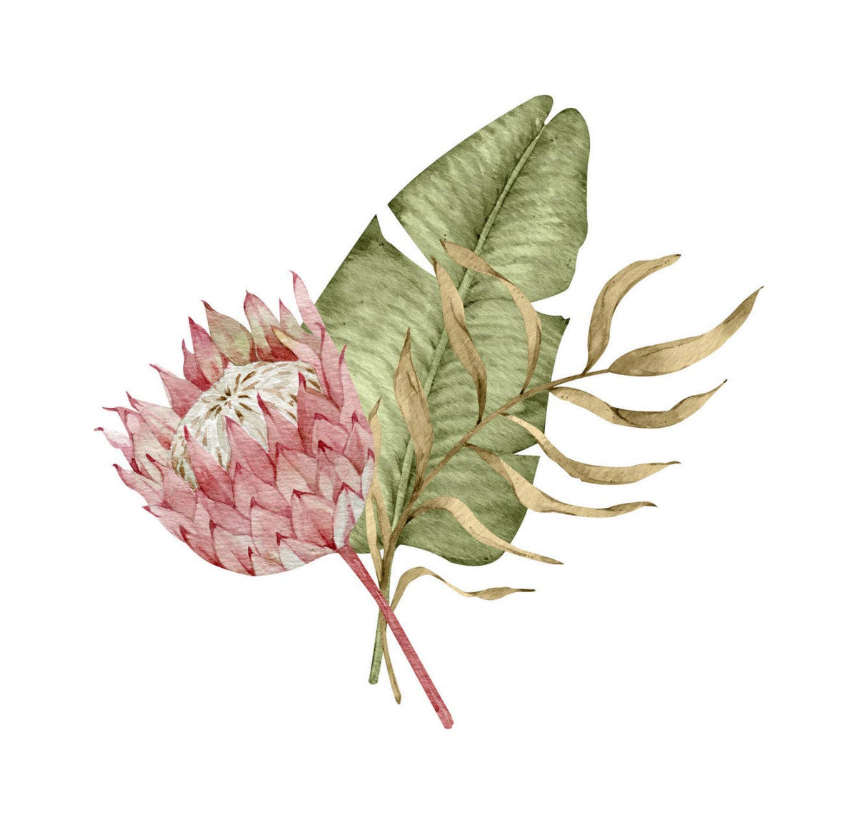 Protea Bouquet Cocktail Napkin (20ct)