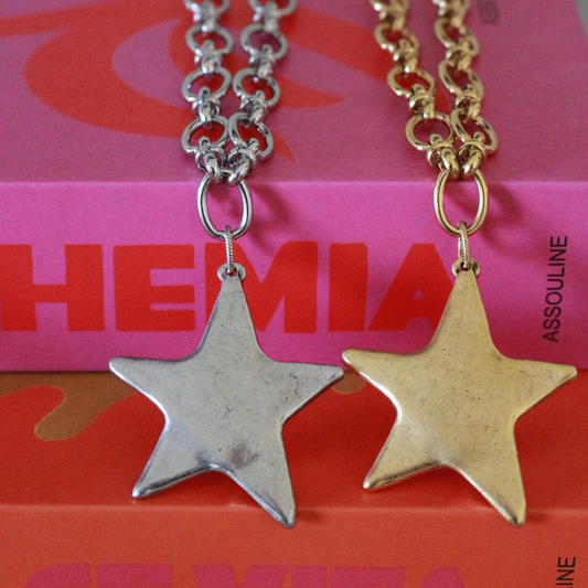 Gold Star Pendant Necklace