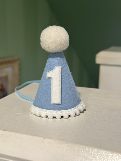 Blue Birthday Party Hat - Small