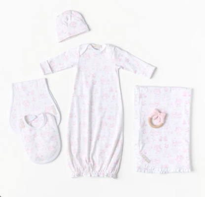 TBBC Oopsie Daisy Burp Cloth Sir Propers Sweet Arrival (Pink or Blue)
