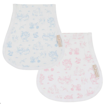 TBBC Oopsie Daisy Burp Cloth Sir Propers Sweet Arrival (Pink or Blue)