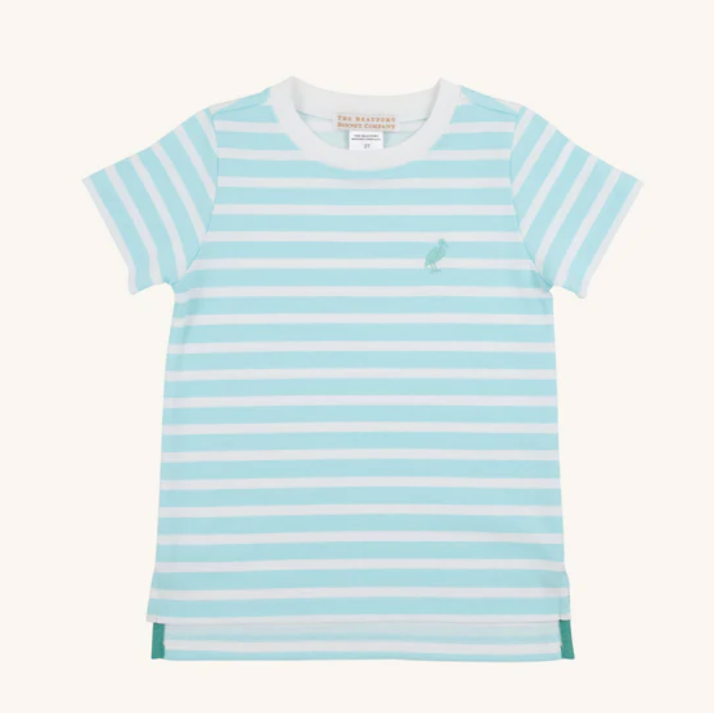 TBBC Carter Crewneck Edisto Egg Blue Stripe White