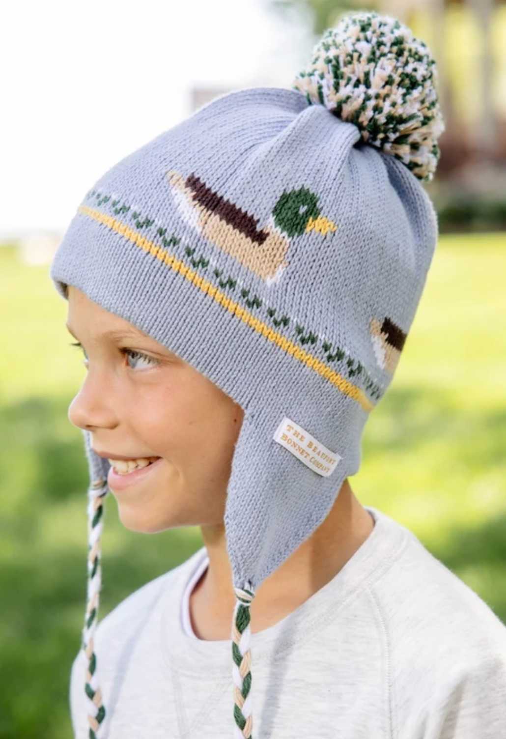 TBBC Parrish Pom Pom Hat Ducks Sarasota Sky