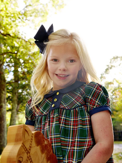 Dale Dress Pinehill Plaid/Nantucket Navy Twill