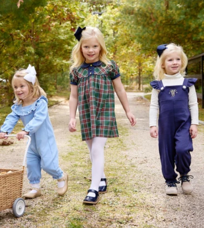 Dale Dress Pinehill Plaid/Nantucket Navy Twill