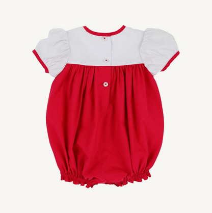 Cindy Lou Bubble - Broadcloth Worth Ave White/Richmond Red/Christmas