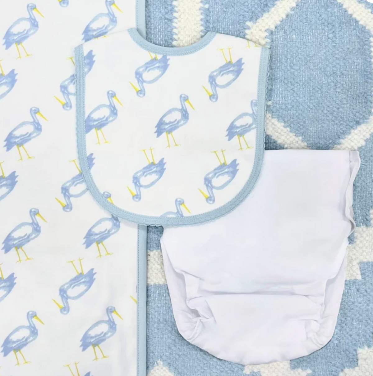 Dalton Diaper Cover - Worth Ave White Broadcloth