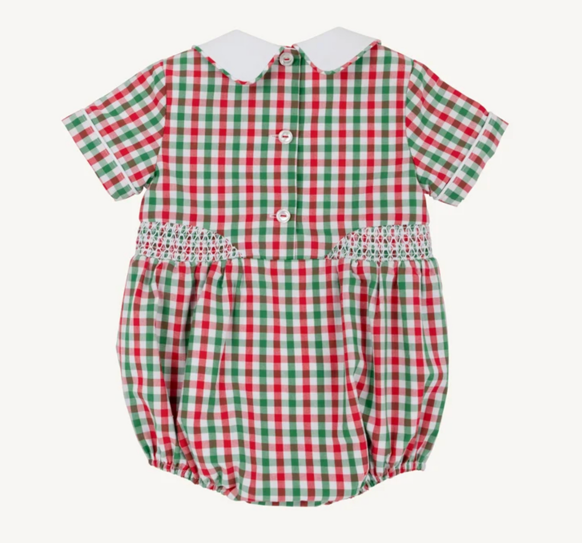 Brentley Bubble Richmond Red and Kiawah Kelly Green Gingham