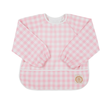 TBBC Biscuit Bib - Gingham (Pink or Blue)