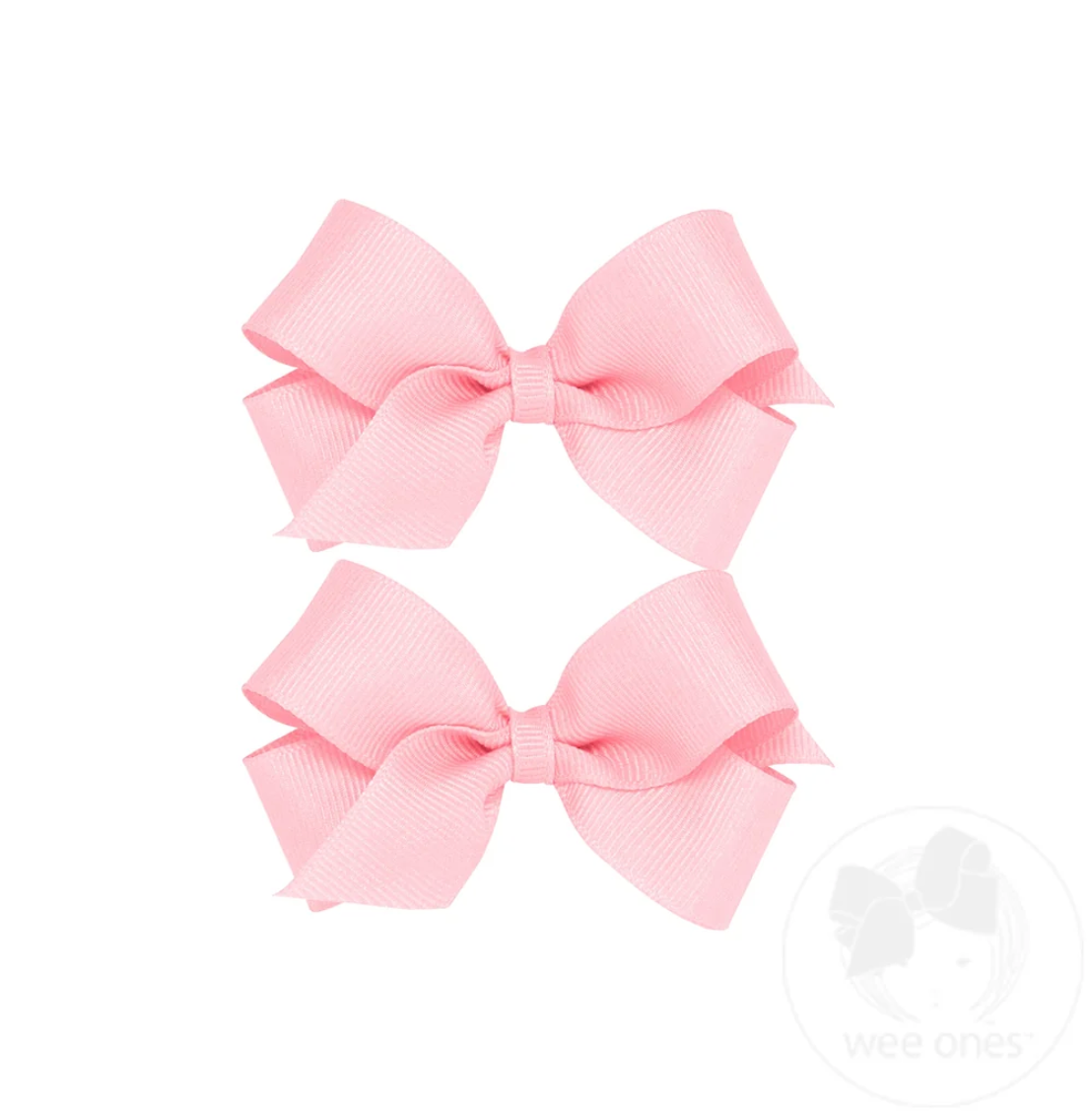 Mini Grosgrain Hair Bow Two Pack