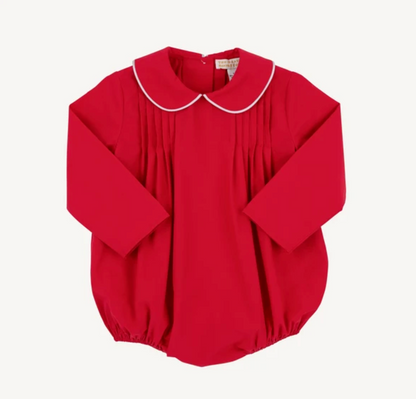 Boone Bubble Richmond Red Broadcloth Long Sleeve