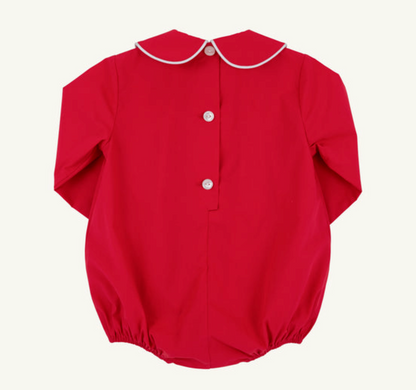 Boone Bubble Richmond Red Broadcloth Long Sleeve