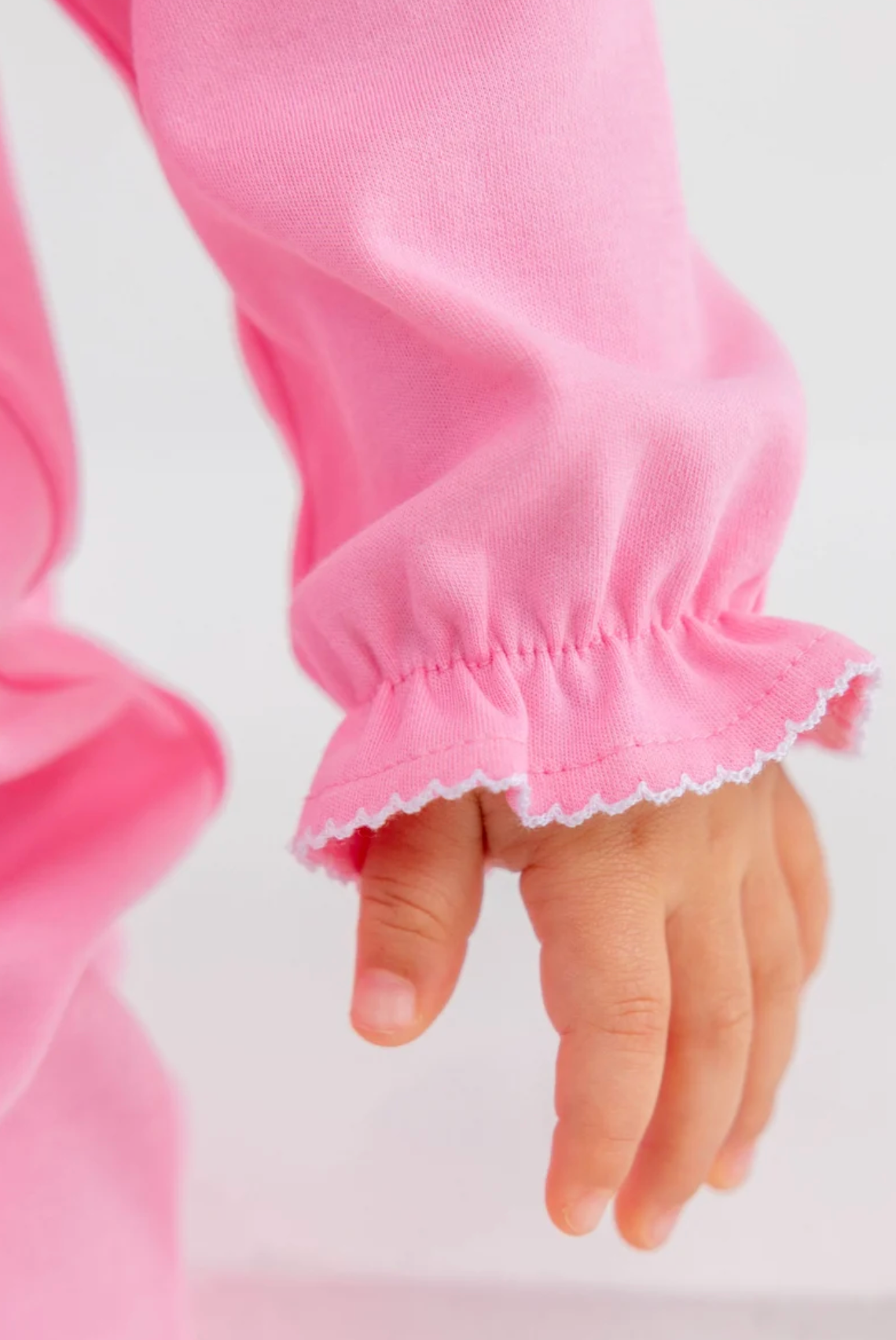 Rigsby Romper Bow Smocking Hamptons Hot Pink with Worth Avenue White