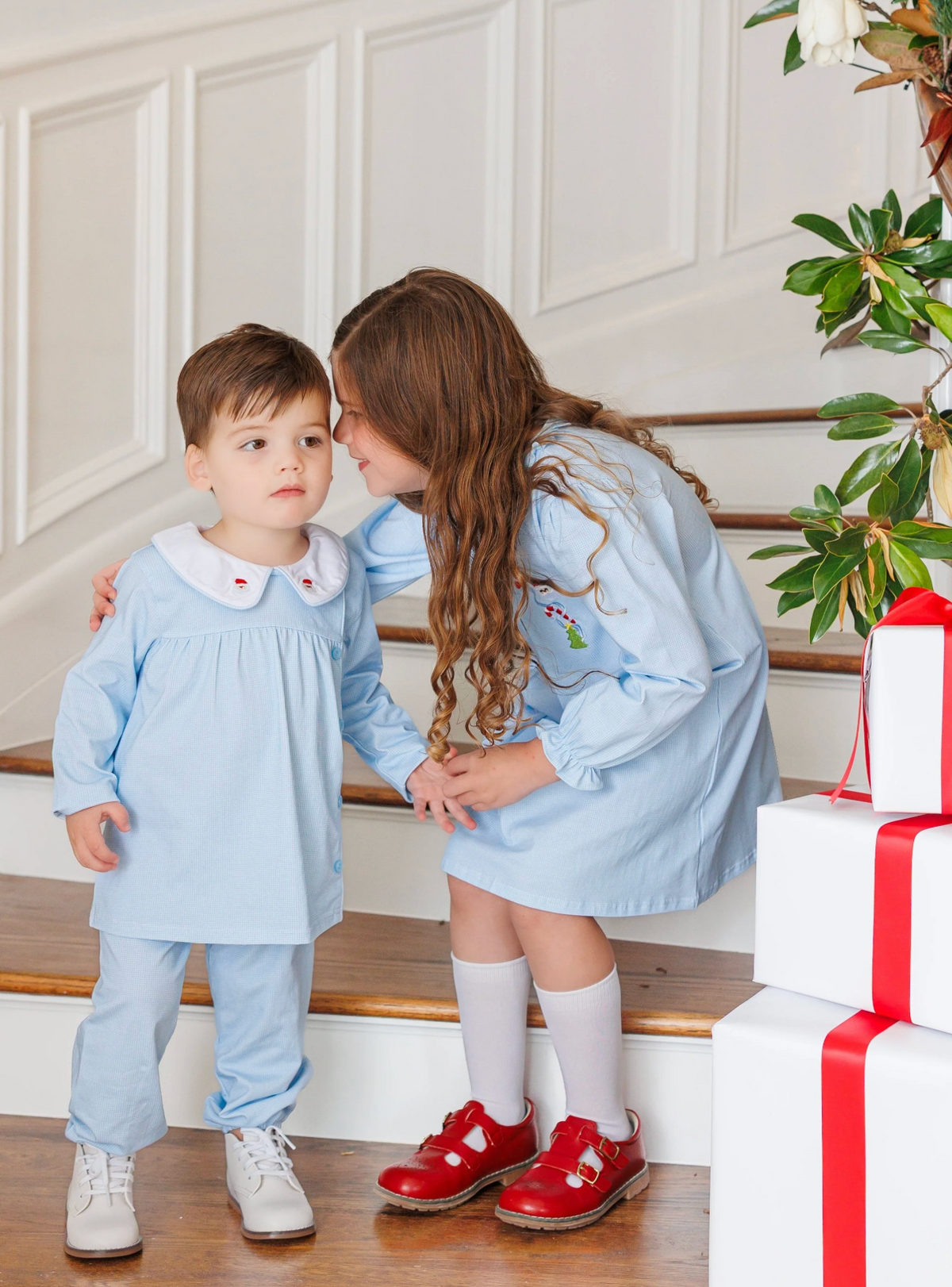 A Classic Christmas Bloomer Pants Set (boy)