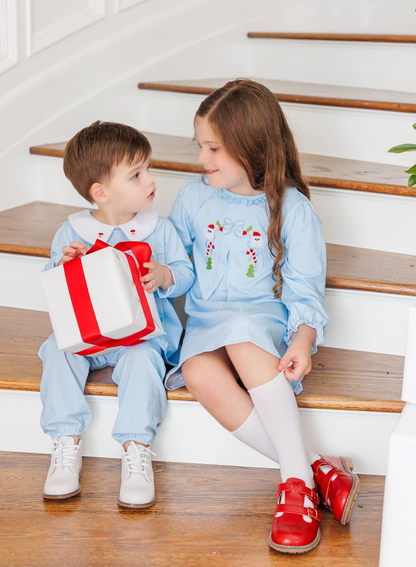 A Classic Christmas Pleat Dress
