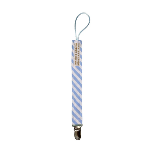 TBBC Palmer Pacifier Clip Seersucker