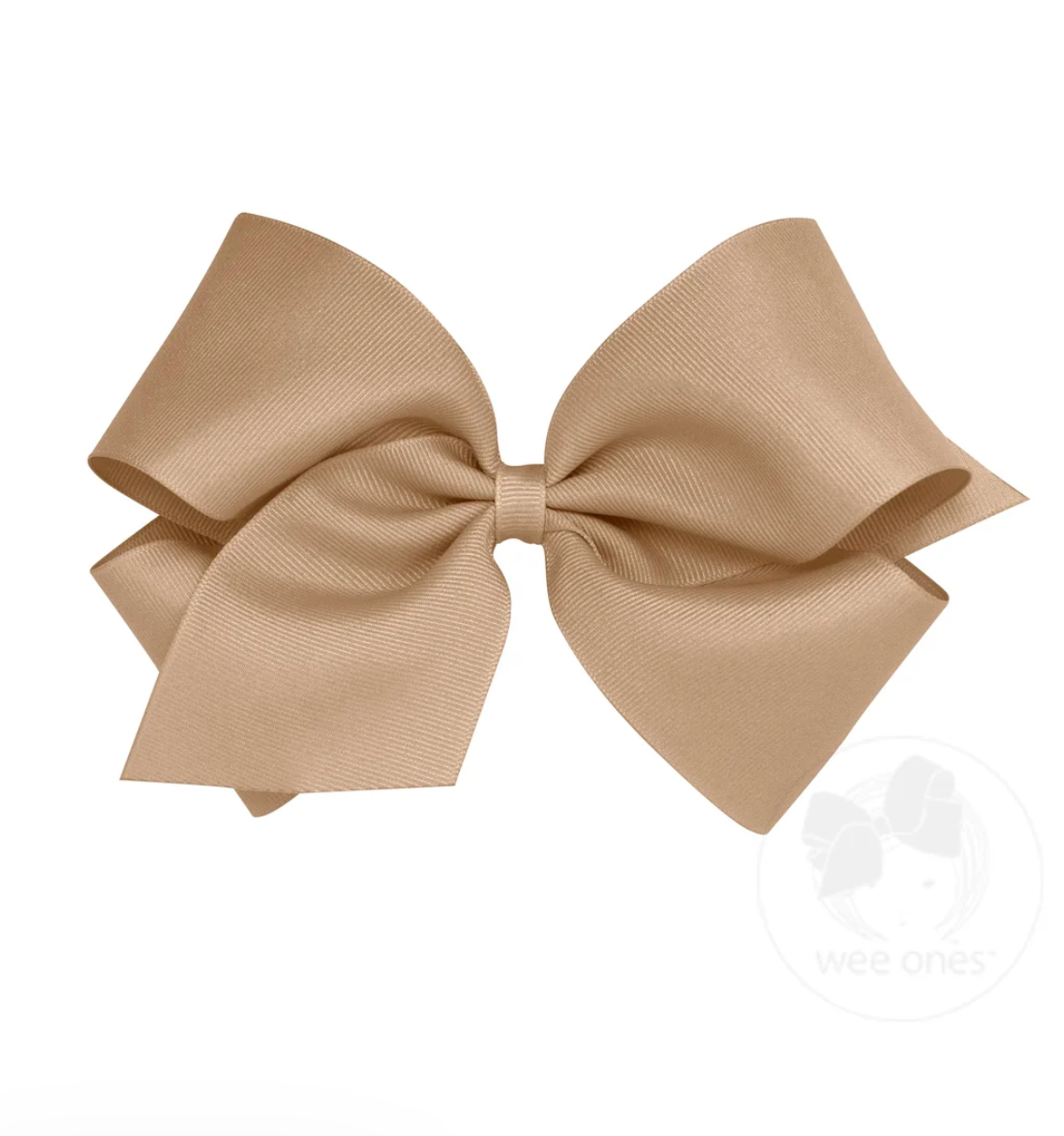 King Classic Grosgrain Hair Bow (Plain Wrap)- Wee Ones