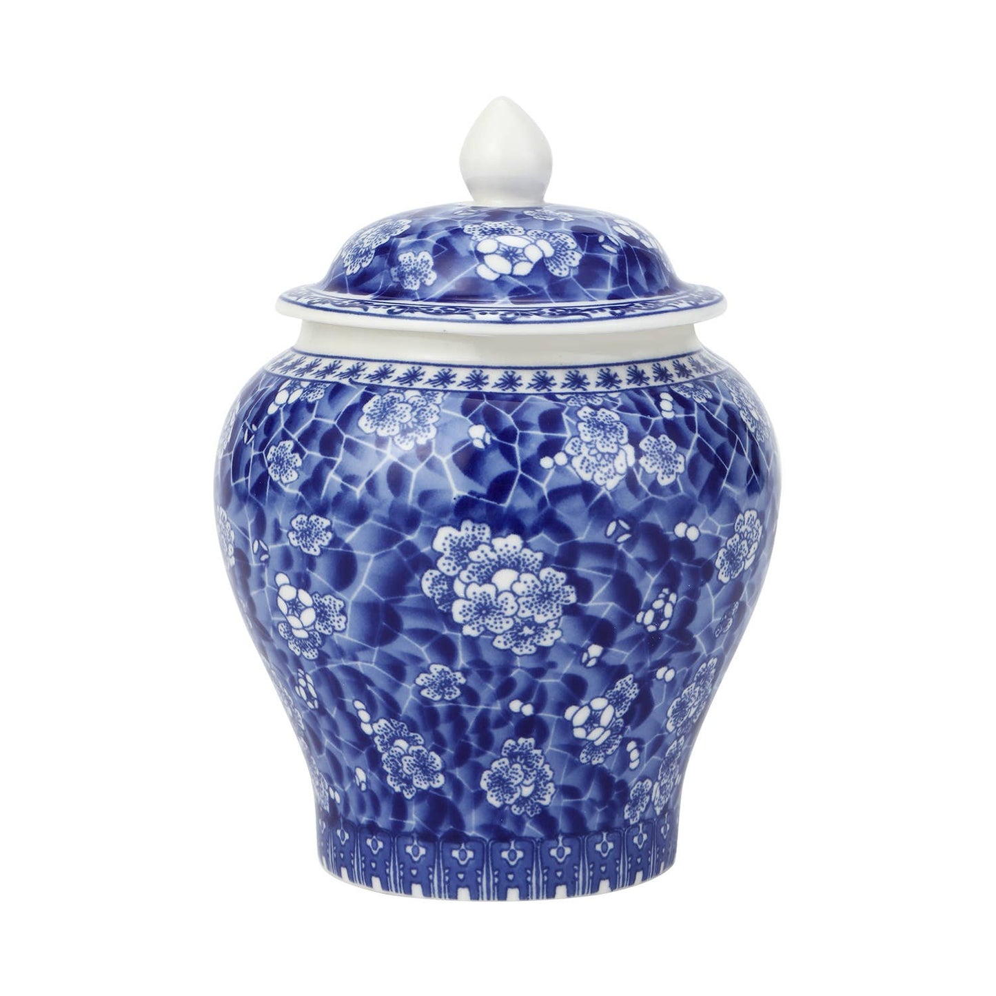 Porcelain Cherry Blossom Chinoiserie Canister