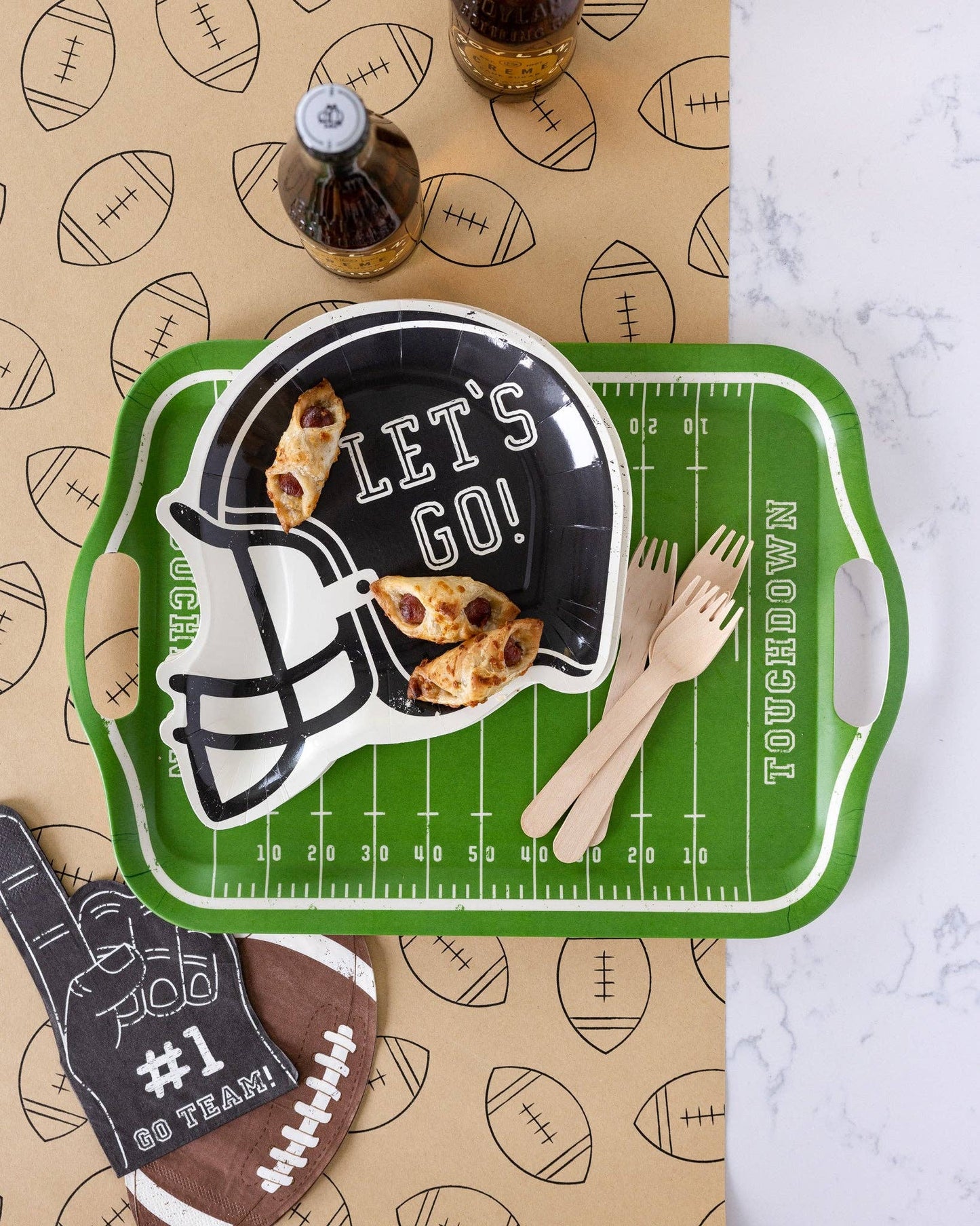Football Helmet Paper Plate (8ct)