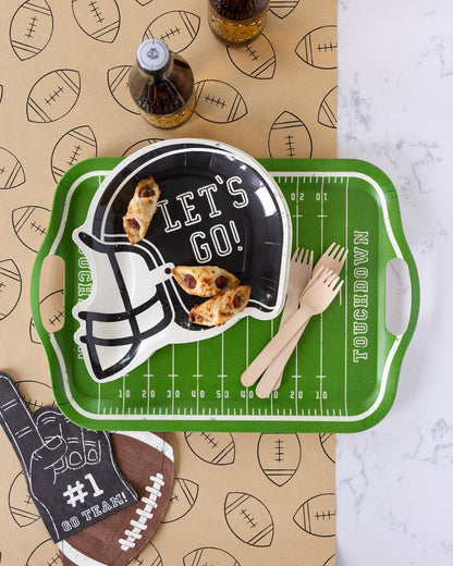 Football Helmet Paper Plate (8ct)