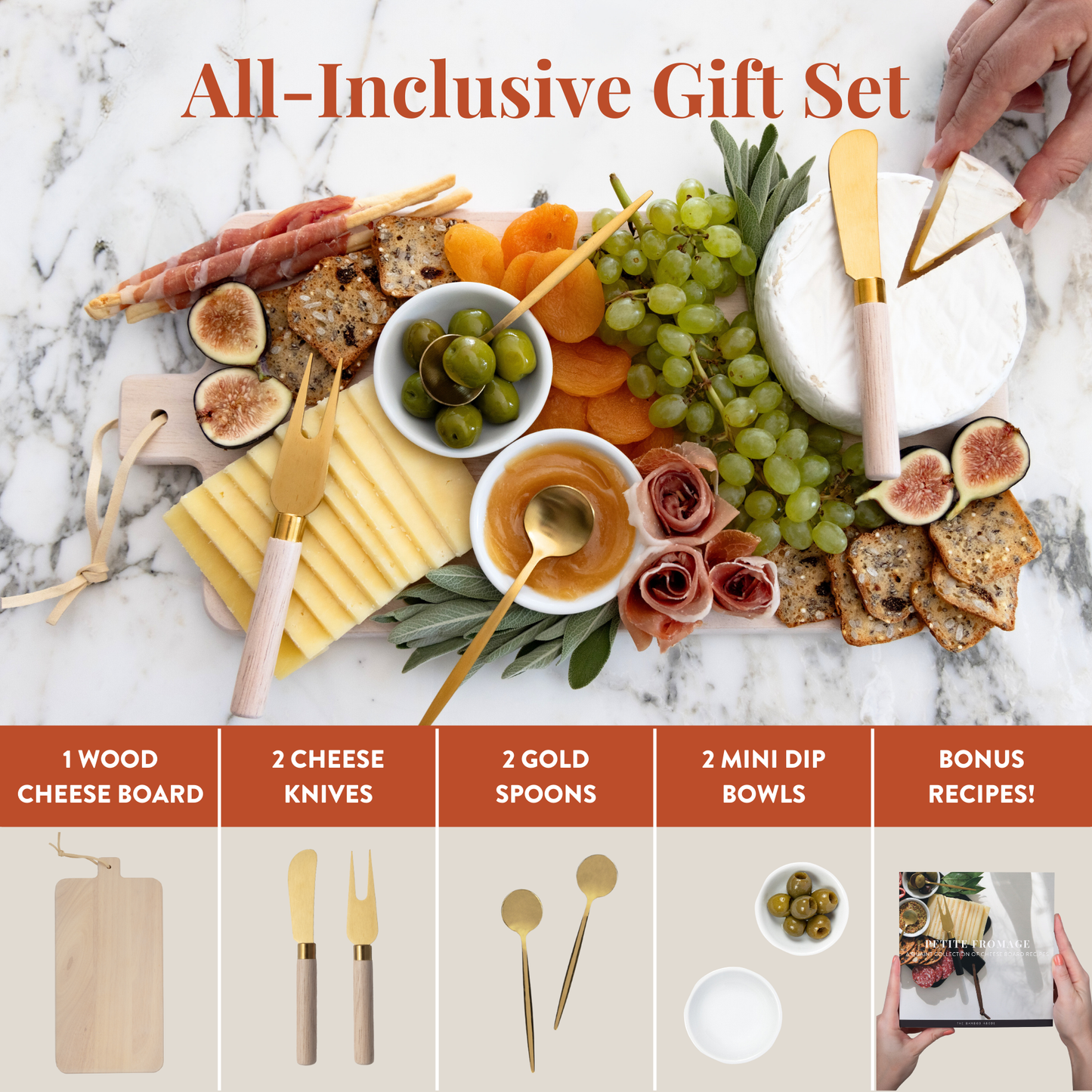 7 Piece Charcuterie Board Set by HOST at HOME
