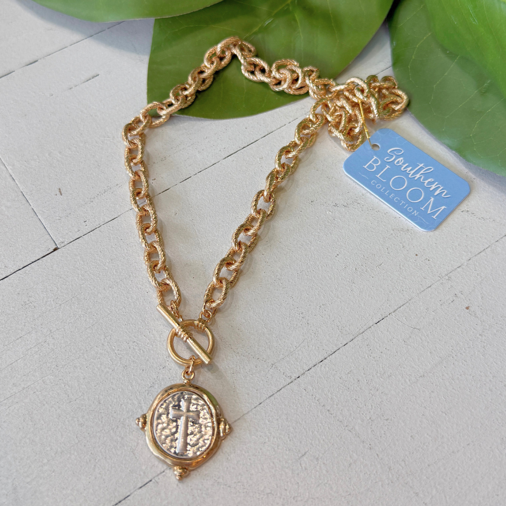 Grace Upon Grace Toggle Necklace
