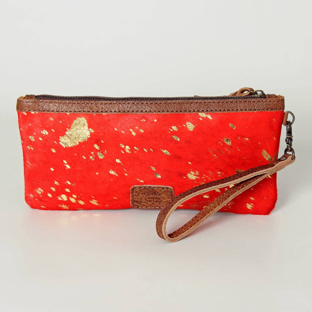 Hide Leather Wristlet