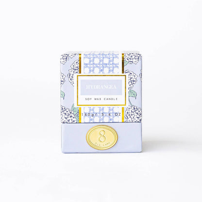 Hydrangea 5.6oz Soy Wax Votive Candle, Boxed