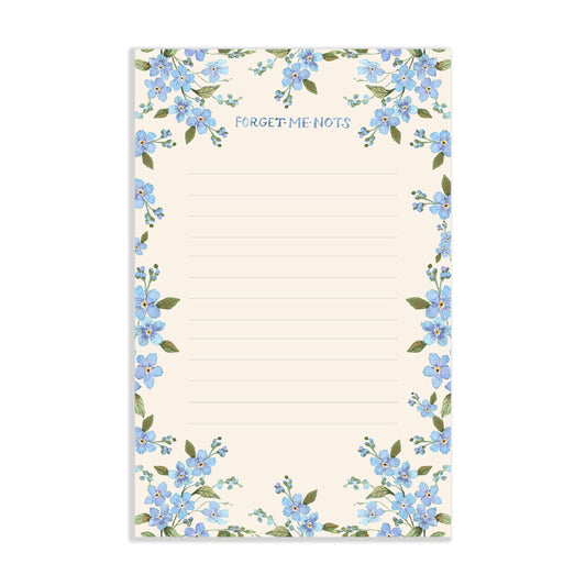 Forget Me Nots Watercolor Notepad