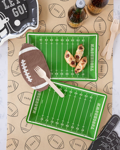 Football Shaped Paper Dinner Napkin (24ct)