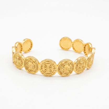 Shield of Faith Cuff Gold