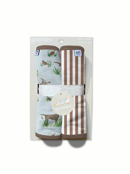 Burp Cloth Set - Delta Bird Hunting Dogs