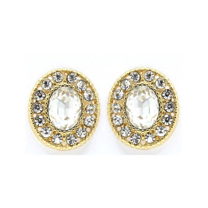 Savoy Crystal Stud Earrings