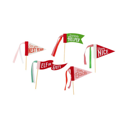 Mini Elf Pennants (5pk)