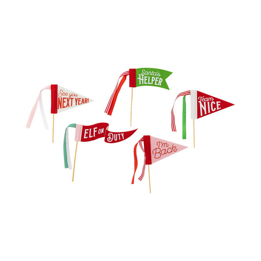 Mini Elf Pennants (5pk)