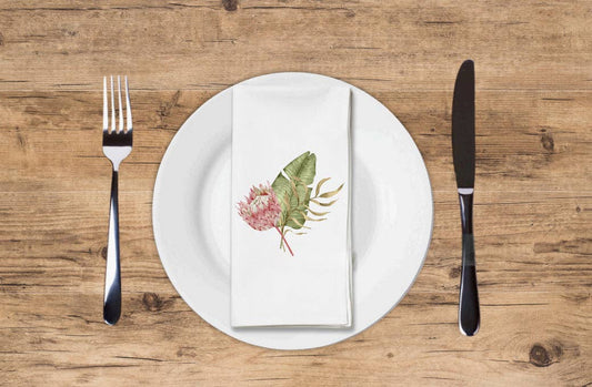 Protea Bouquet - Printed Guest Towel (16ct)