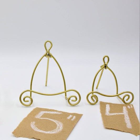 Gold Scroll Easel (5 in)