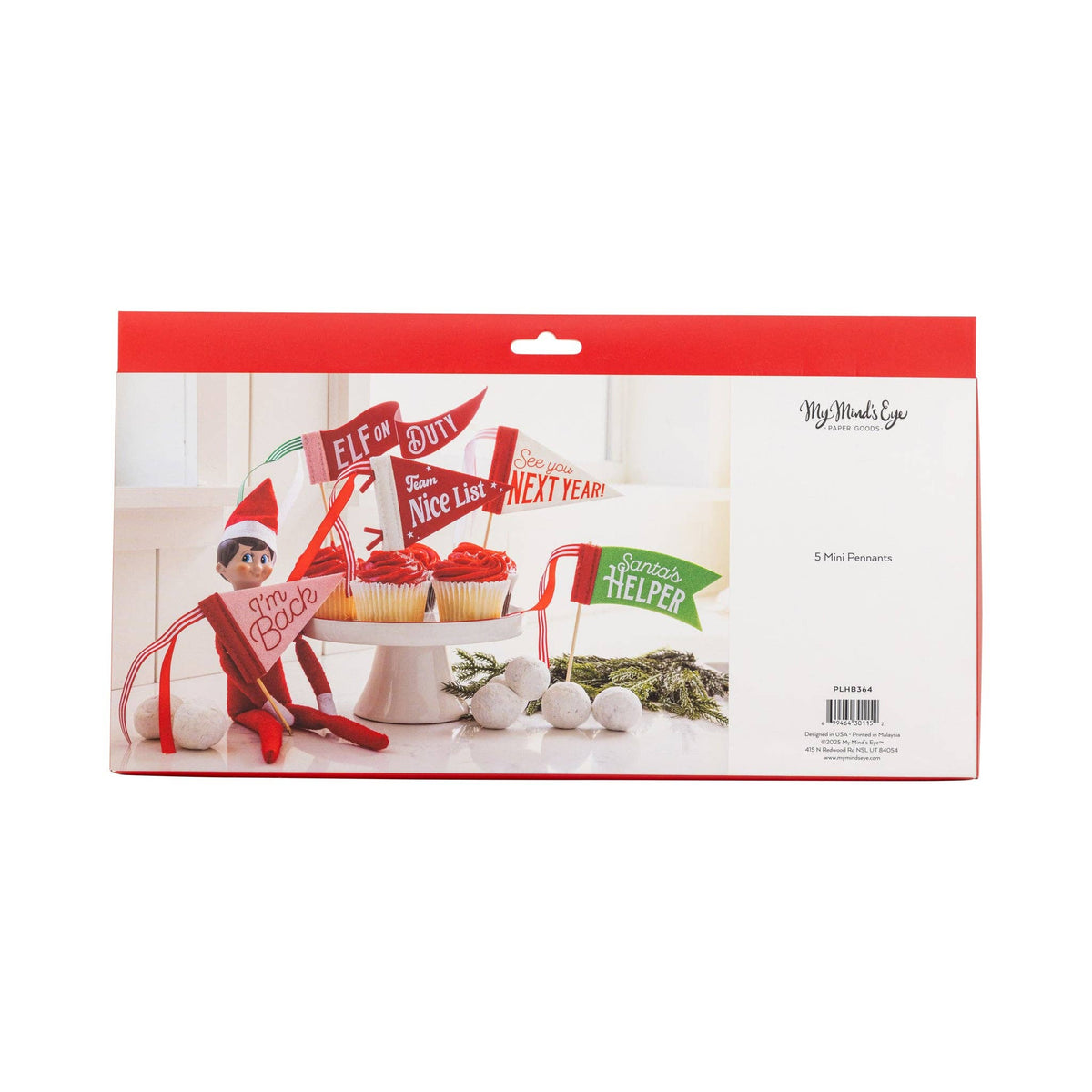 Mini Elf Pennants (5pk)