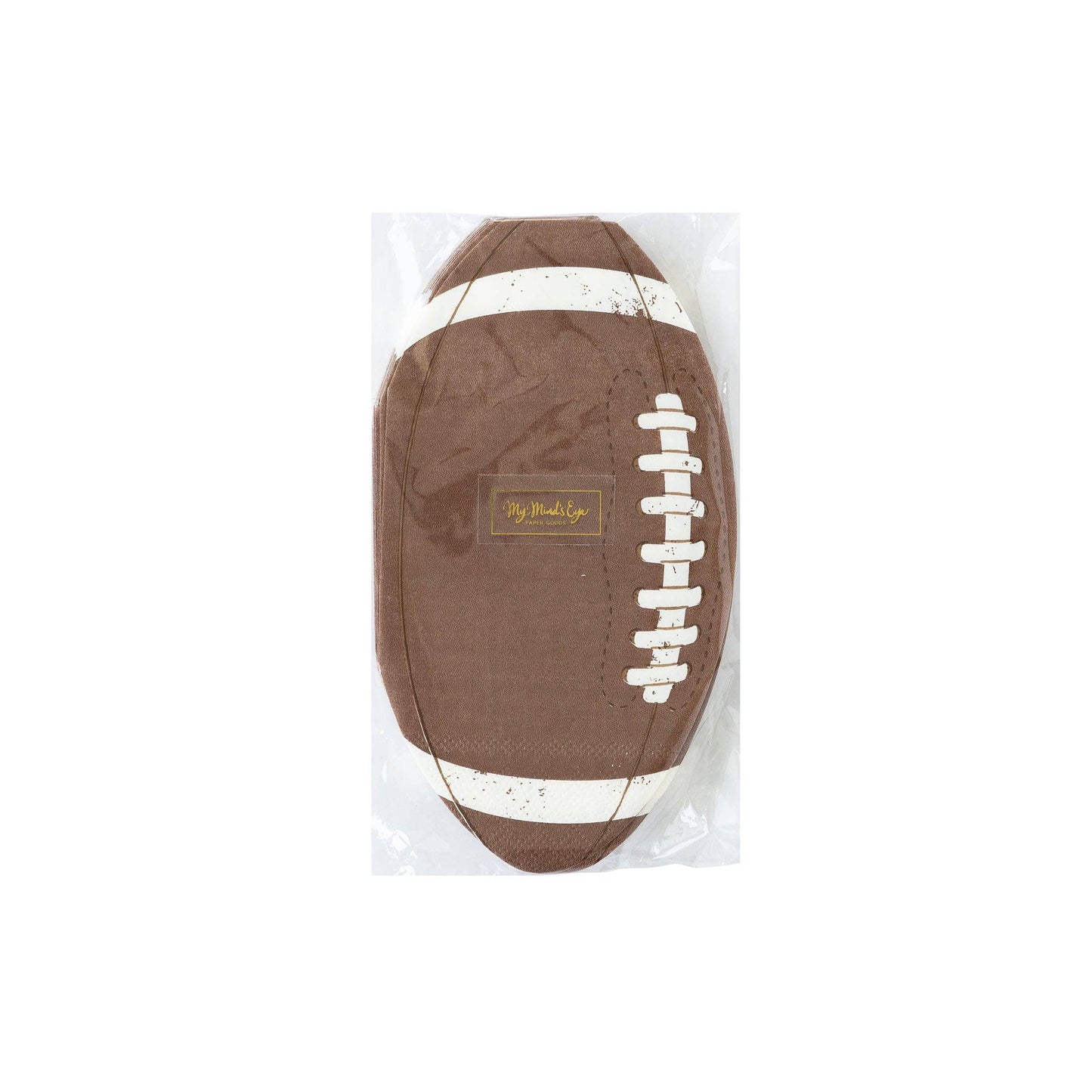 Football Shaped Paper Dinner Napkin (24ct)