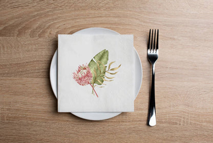 Protea Bouquet Cocktail Napkin (20ct)