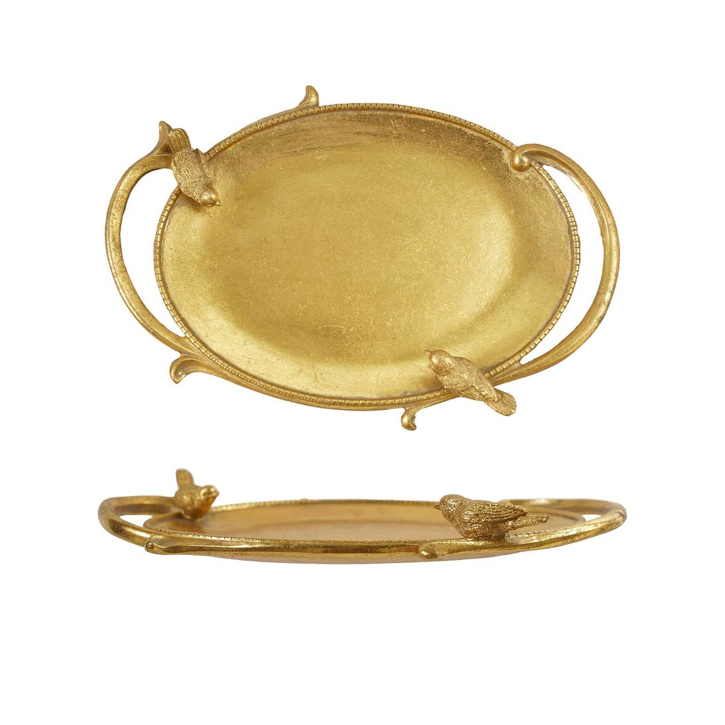 Decorative Resin Tray with Handles