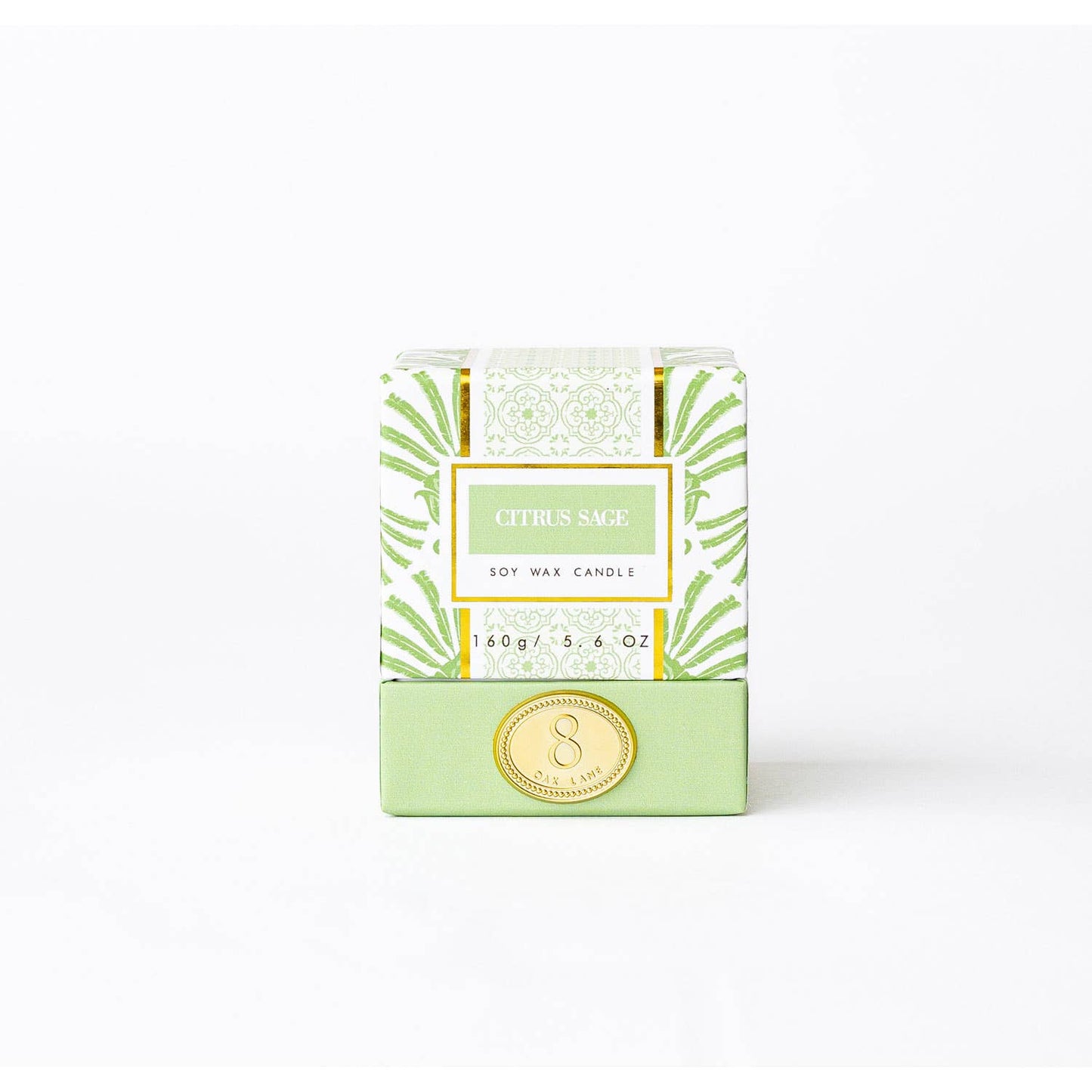 Citrus Sage Boxed Soy Wax Candle, 5.6oz