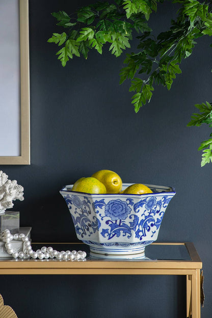 Blue and White Decorative Porcelain Bowl