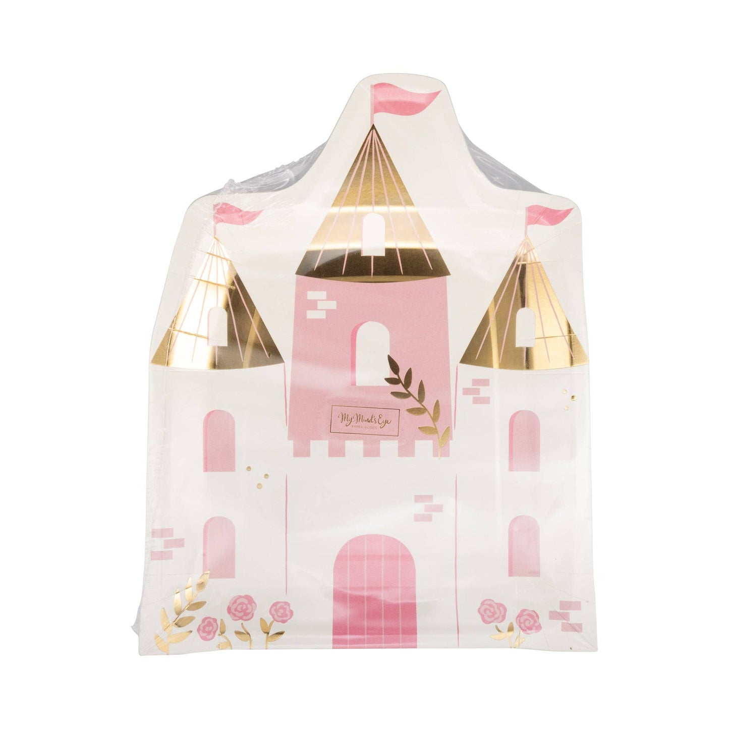 Princess Castle Shaped Paper Plate (8ct)