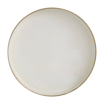 Mimosa Round Tray - White