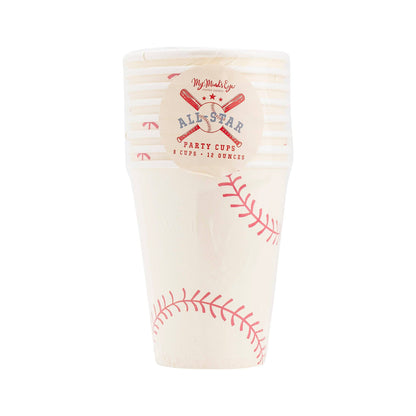 Baseball Paper Cups (8ct)