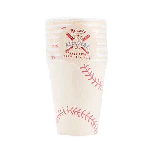 Baseball Paper Cups (8ct)