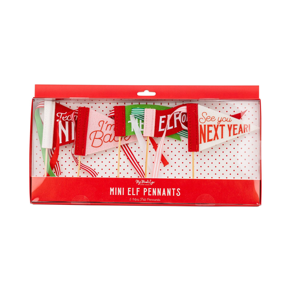 Mini Elf Pennants (5pk)